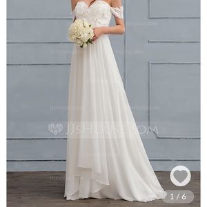 Wedding Dress A line Lace Size 0